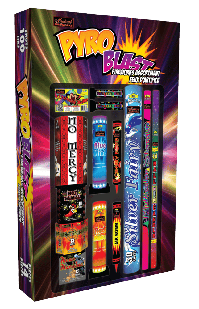 Mystical Fireworks Family Pack Assortment Each Pyro Blast Fireworks Canada | Bold Fireworks Central