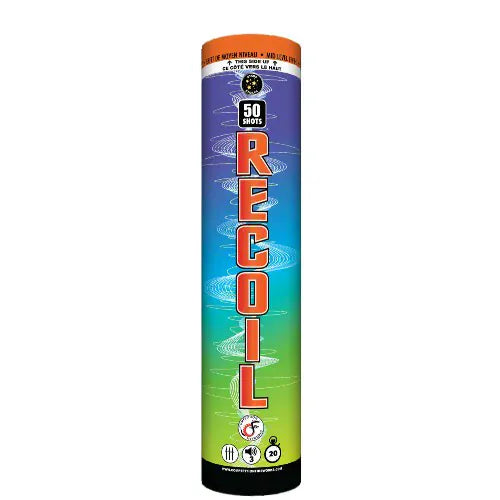 Competition Fireworks Roman Candles Recoil - 50 Shot Roman Candle