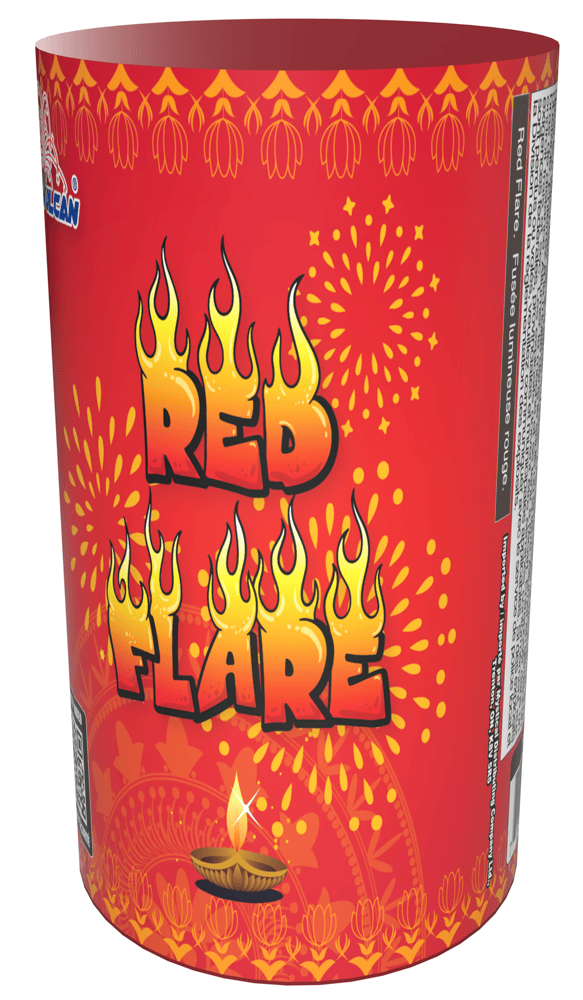 Vulcan Fireworks Fountain Red Flare - 50% Off