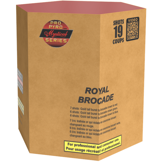 Mystical Pro Pyro Series Cakes - Pro Pyro Each Royal Brocade