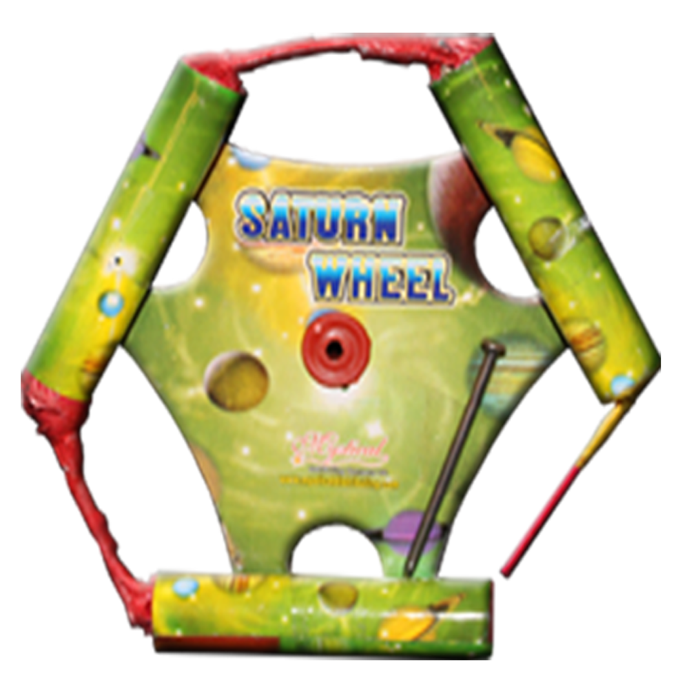 Mystical Fireworks Wheels Saturn Wheel