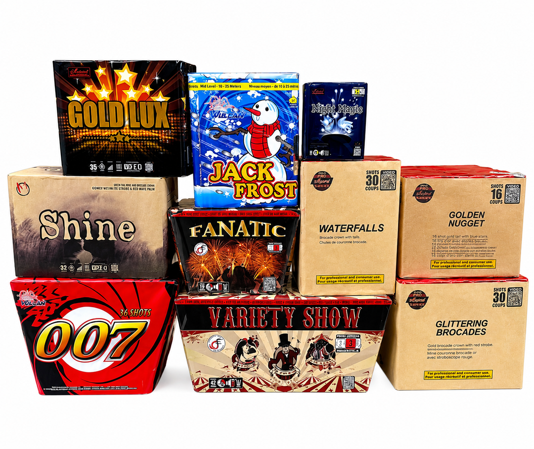 Mystical Fireworks Assortments Silver & Gold Bundle