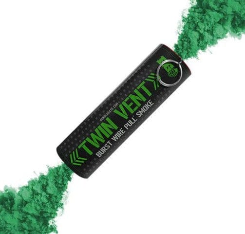 Enola Gaye Smoke Grenades Green Twin Vent Smoke Grenades (20 Seconds Burst )