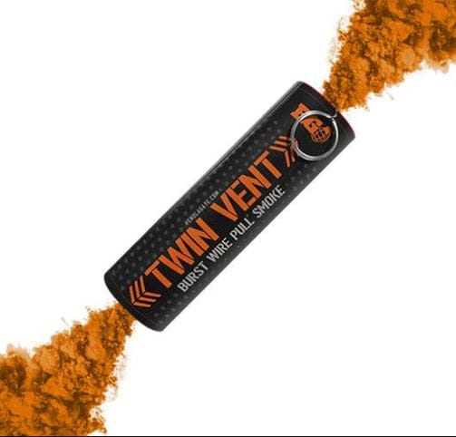 Enola Gaye Smoke Grenades Orange Twin Vent Smoke Grenades (20 Seconds Burst )