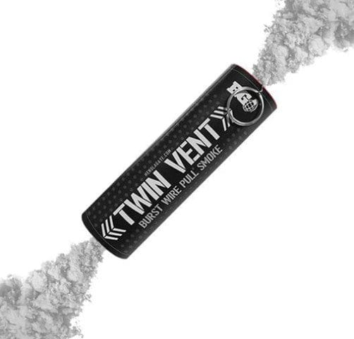 Enola Gaye Smoke Grenades White Twin Vent Smoke Grenades (20 Seconds Burst )