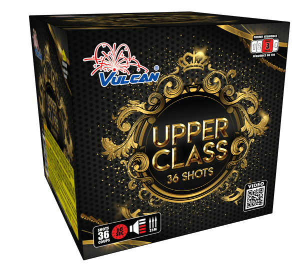 Vulcan Fireworks Vertical Cakes Upper Class