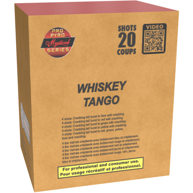 Mystical Pro Pyro Series Cakes - Pro Pyro 1 Piece Whiskey Tango