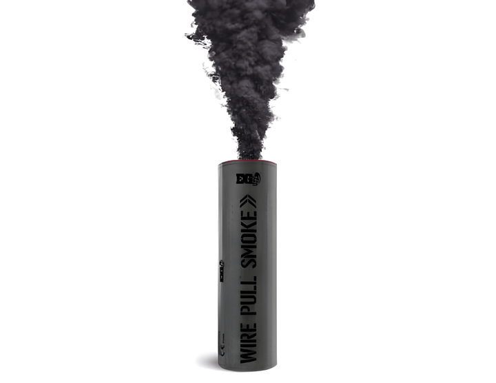 Enola Gaye Smoke Grenades Black WP40 Wire Pull Smoke Grenade (90 Seconds)