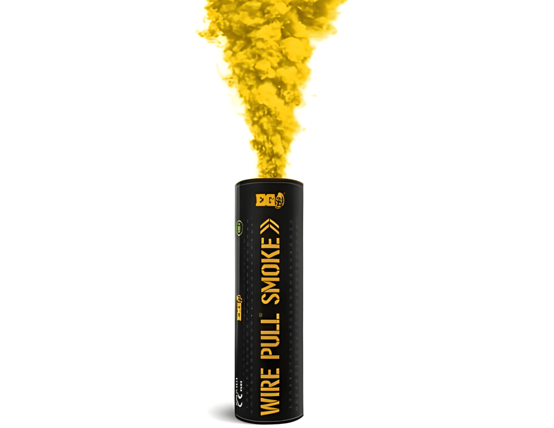 Enola Gaye Smoke Grenades Yellow WP40 Wire Pull Smoke Grenade (90 Seconds)