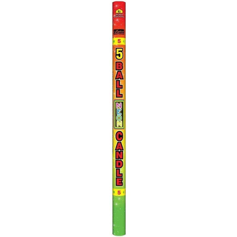 Mystical Fireworks Roman Candles 5 Ball Roman Candle