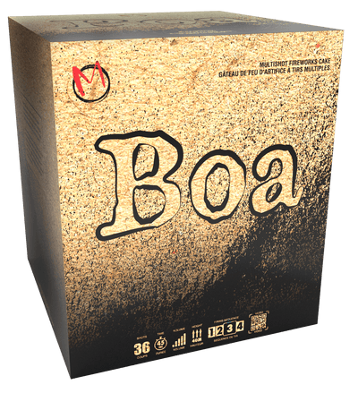 M Brand Cake - Fanned Boa