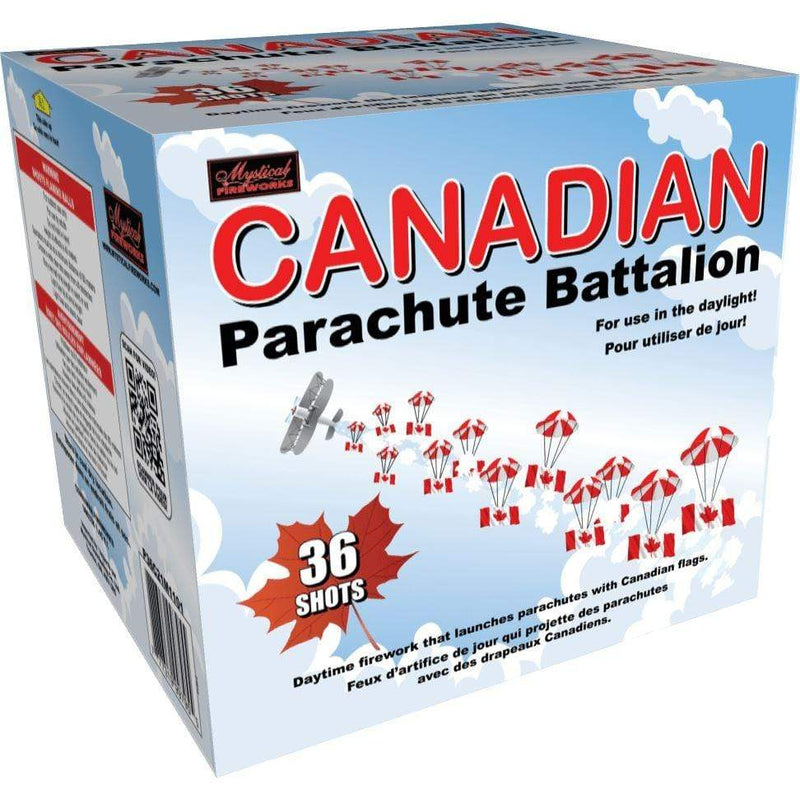 Mystical Fireworks Daytime Canadian Parachute Battalion
