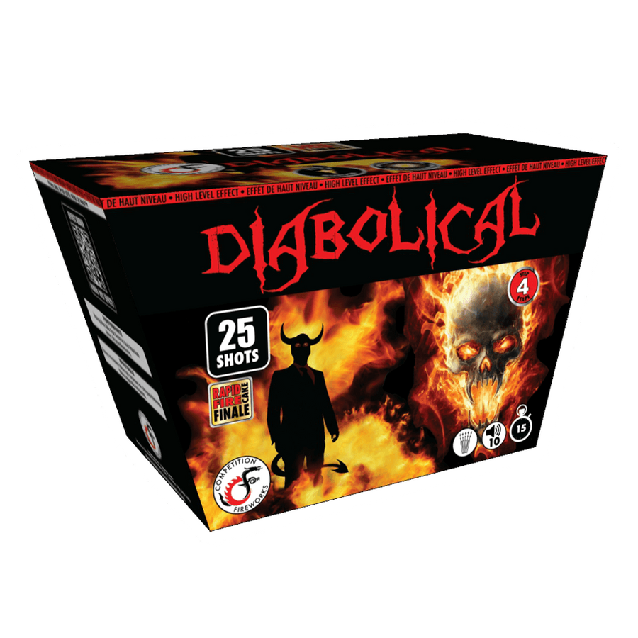 Competition Fireworks Fanned Cakes 1 Piece Diabolical