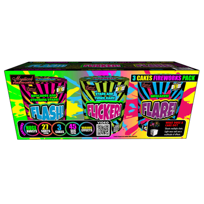 Mystical Fireworks Family Pack Flash!, Flicker!, Flare! 3 Pack