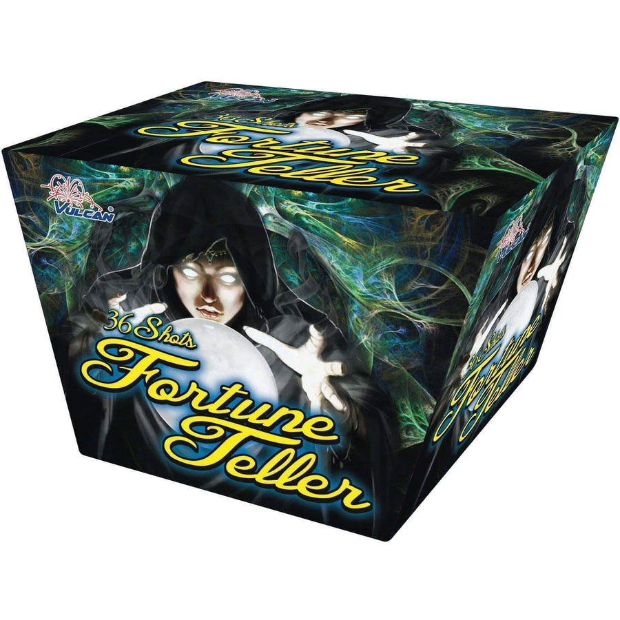 Vulcan Fireworks Fanned Cakes Fortune Teller