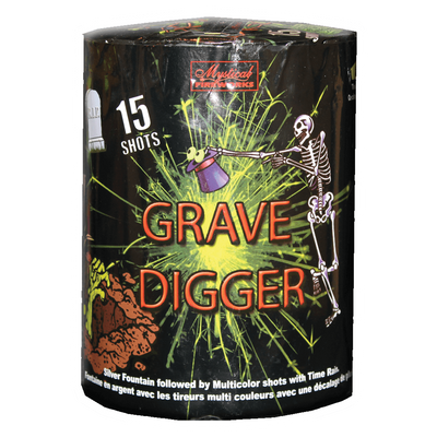 Mystical Fireworks Cakes Grave Digger