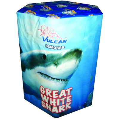 Vulcan Fireworks Cakes Great White Shark