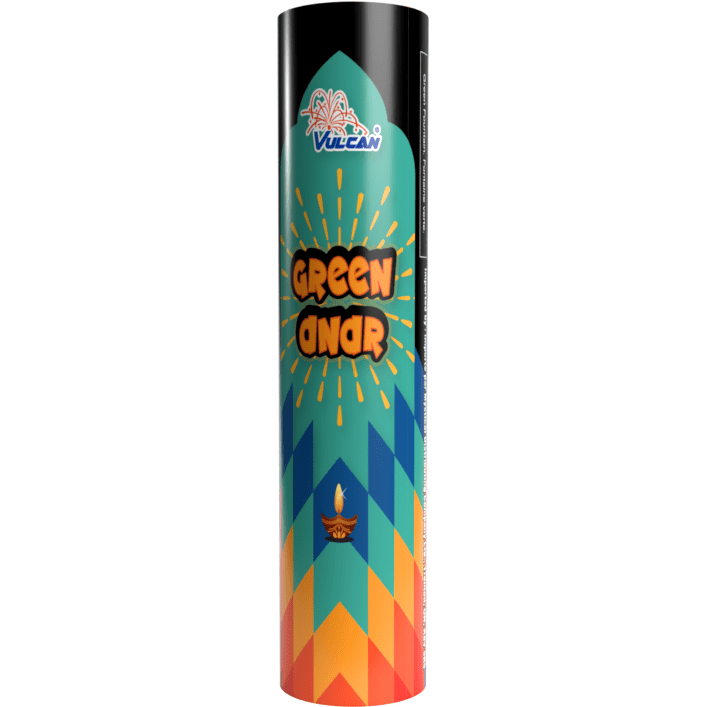 Vulcan Fireworks Fountain Piece Green Anar