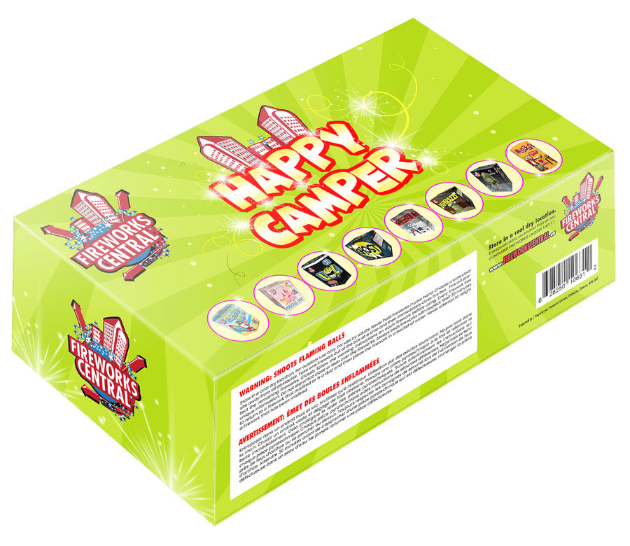 Fireworks Central Happy Camper (8 cake assortment)