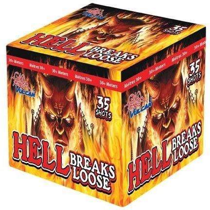 Vulcan Fireworks Cakes Hell Breaks Loose
