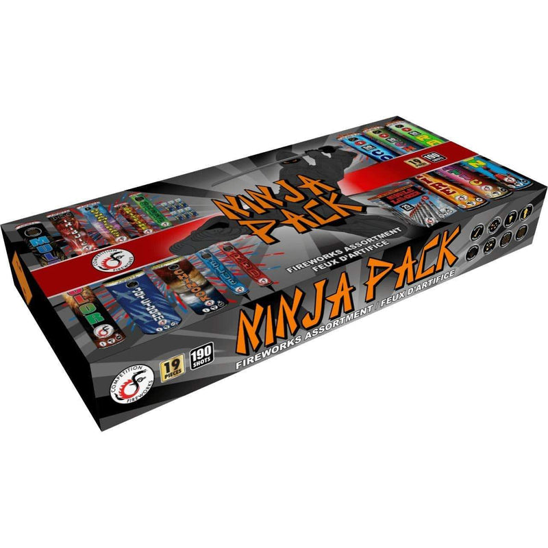 Competition Fireworks Family Pack Assortment Ninja Pack