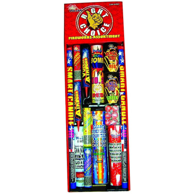 Vulcan Fireworks Family Pack Assortment Right Choice
