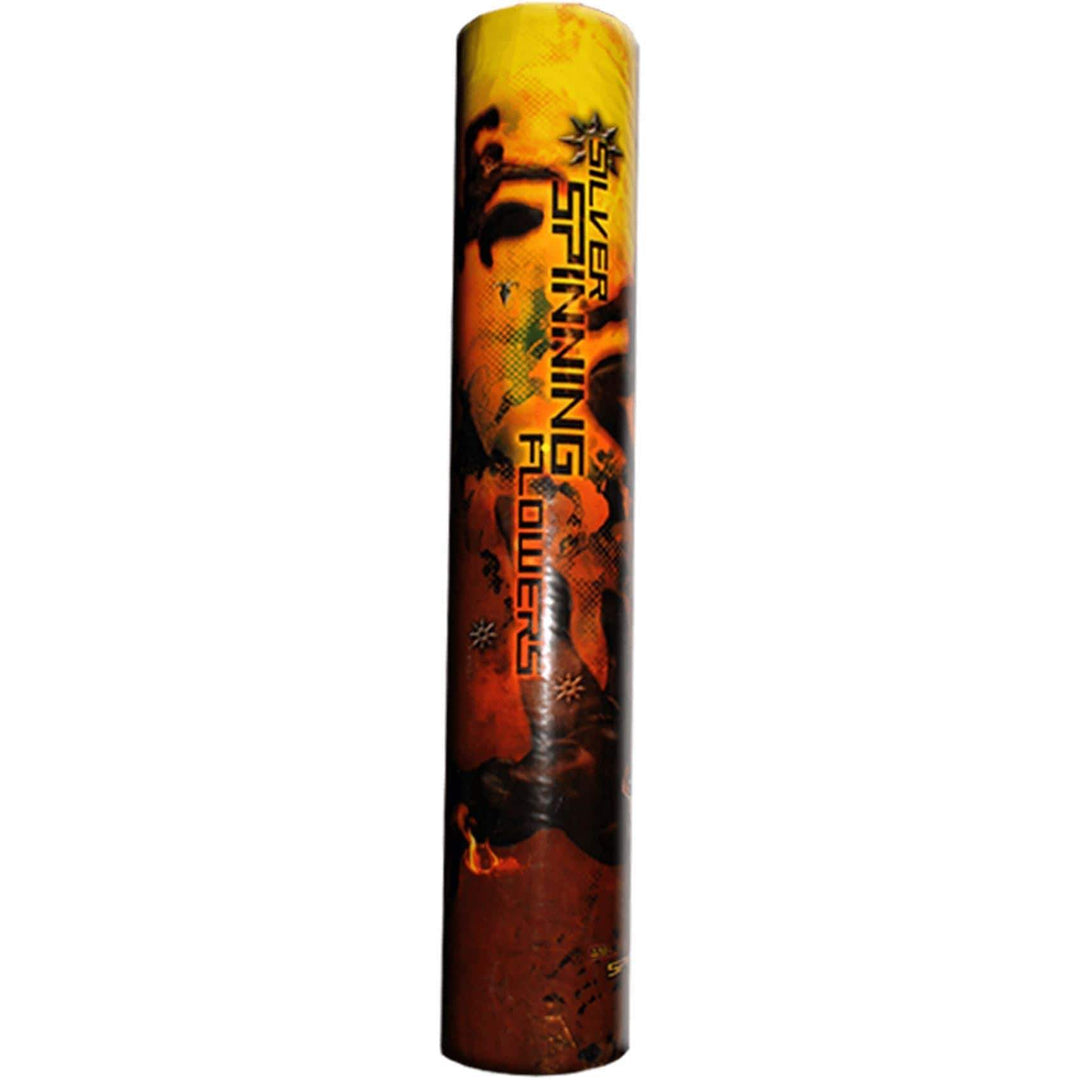 Mystical Fireworks Component Barrage Silver Spinning Flowers