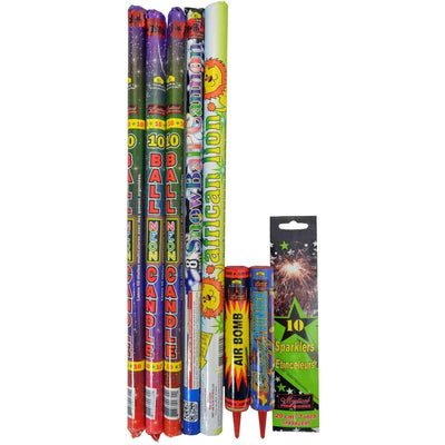 Mystical Fireworks Family Pack Assortment Sunset Kit