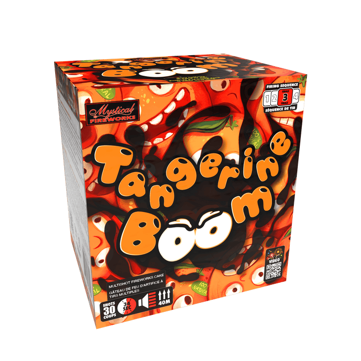 Mystical Fireworks Vertical Cakes Tangerine Boom