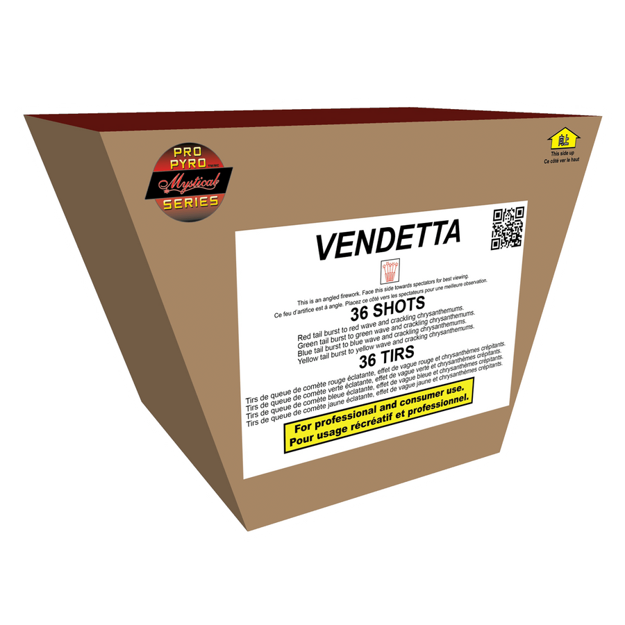 Mystical Pro Pyro Series Cakes - Pro Pyro 1 Piece Vendetta