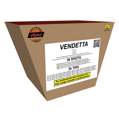 Mystical Pro Pyro Series Cakes - Pro Pyro 1 Piece Vendetta