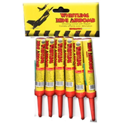 Mystical Fireworks Noise Maker Whistling Mini Airbomb (6pk)